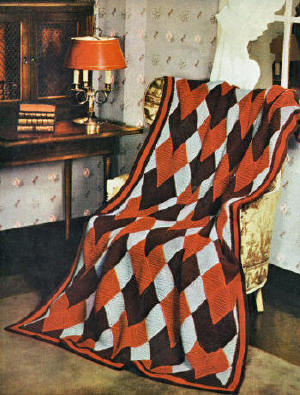 Harlequin Afghan Crochet Pattern