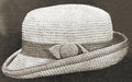 Boys Fedora Hat Antique Crochet Pattern