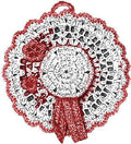 Summer Hat Trivet or Pot Holder Crochet Pattern