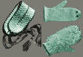 Girls Headband & Mittens Set Crochet Pattern 4.5-7