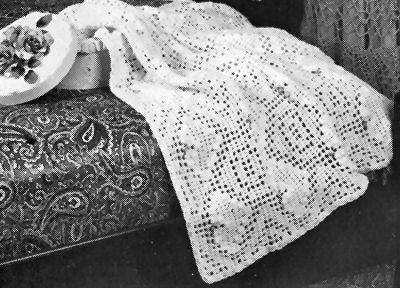 Popcorn Heart Afghan Crochet Pattern
