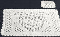 Heart & Scroll Placemat & Coaster Crochet Pattern