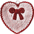 Heart Trivet or Pot Holder Crochet Pattern