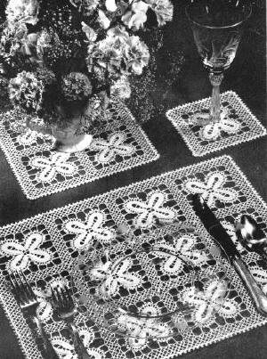 Modern Heirloom Motifs Table Setting Crochet Pattern