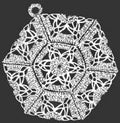 Hexagon Lacy Trivet or Pot Holder Crochet Pattern
