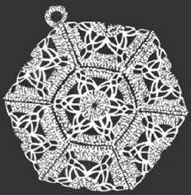 Hexagon Lacy Trivet or Pot Holder Crochet Pattern