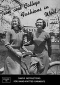 Teen and College Fashions Vintage Sweaters Knitting Patterns Book