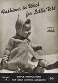 Fashions in Wool for Little Tots Vintage Knitting Patterns Book