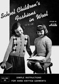 School Childrens Fashions Vintage Knitting Patterns Book