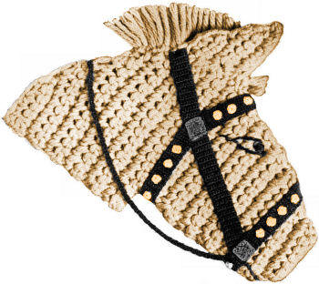 Horse Trivet or Pot Holder Crochet Pattern