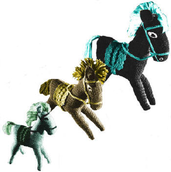 Horses Stuffed Toys Crochet Pattern