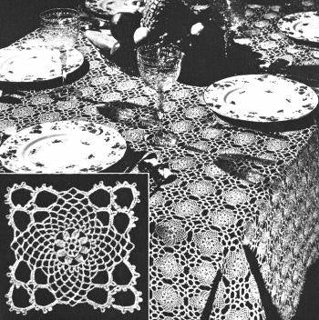 Idyll Motif Tablecloth Crochet Pattern