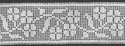 Floral Insertion Filet Crochet Pattern
