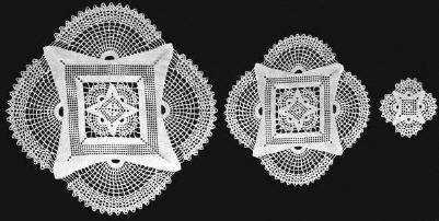 Intriguing Doily Table Setting Crochet Pattern