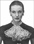 Metallic Jabot Vintage Crochet Pattern