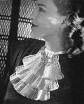 Frilled Jabot Vintage Crochet Pattern