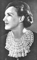 Lace Jabot Vintage Crochet Pattern