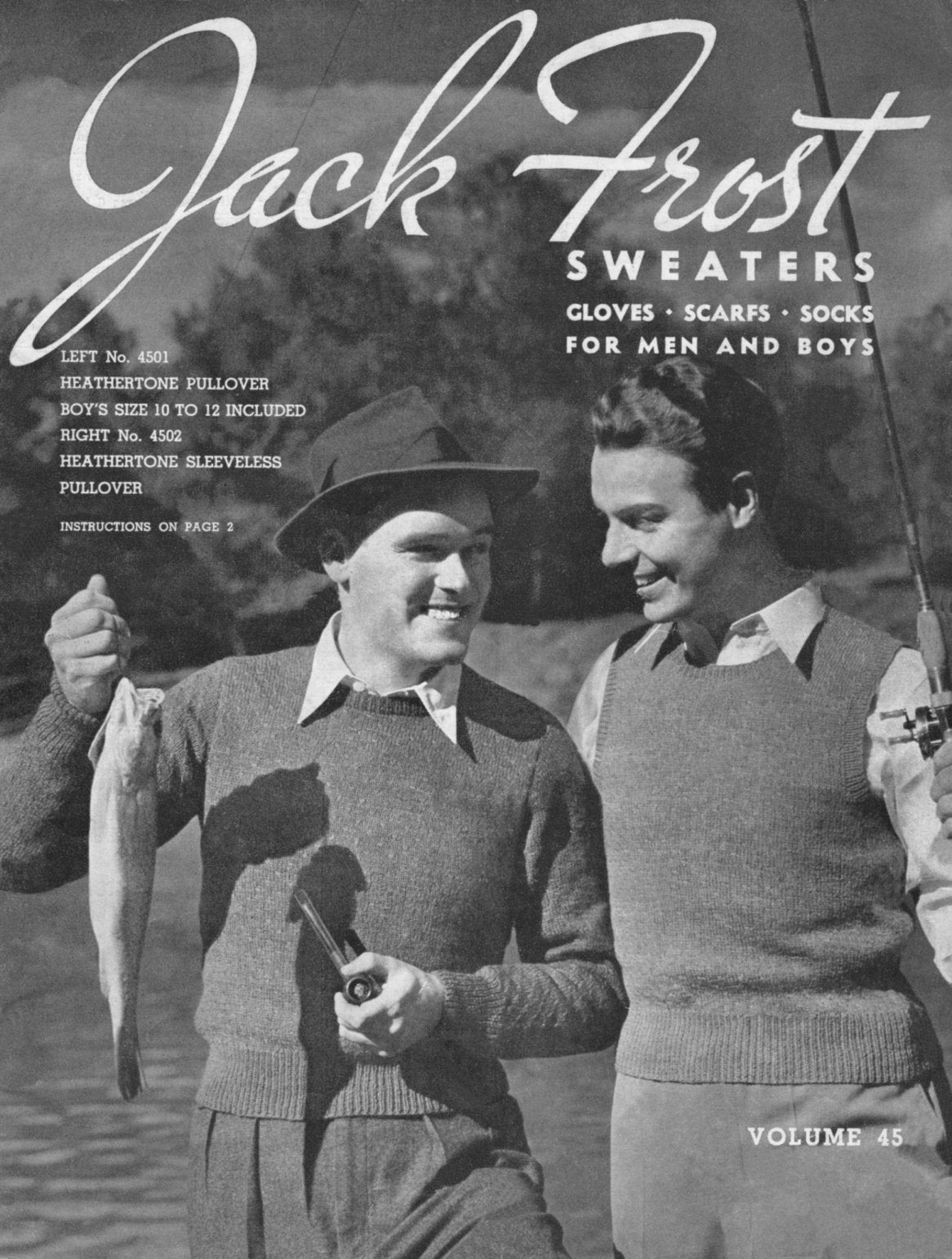 Sweaters & Accessories for Men and Boys Knitting Patterns Book
