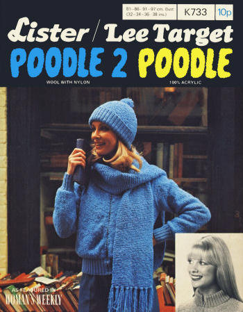 Sweater Jacket, Hat & Scarf Knitting Pattern 32-38