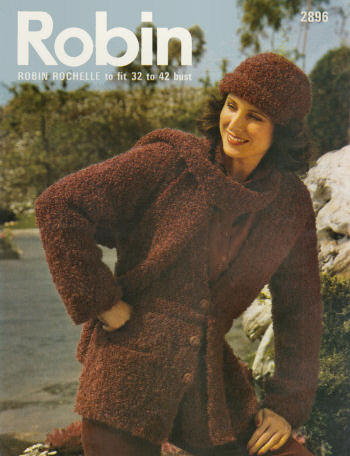 Jacket, Hat and Scarf Knitting Pattern 32-42