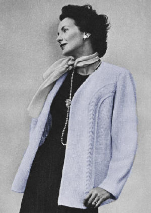 Casual Jacket Crochet Pattern Sz 12 - 16