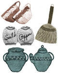 5 Kitchen Trivets or Pot Holders Crochet Pattern