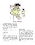Girls Smocked Dress Knitting Pattern Sz 2