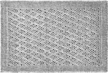 Lacy Chair Set Knitting Pattern