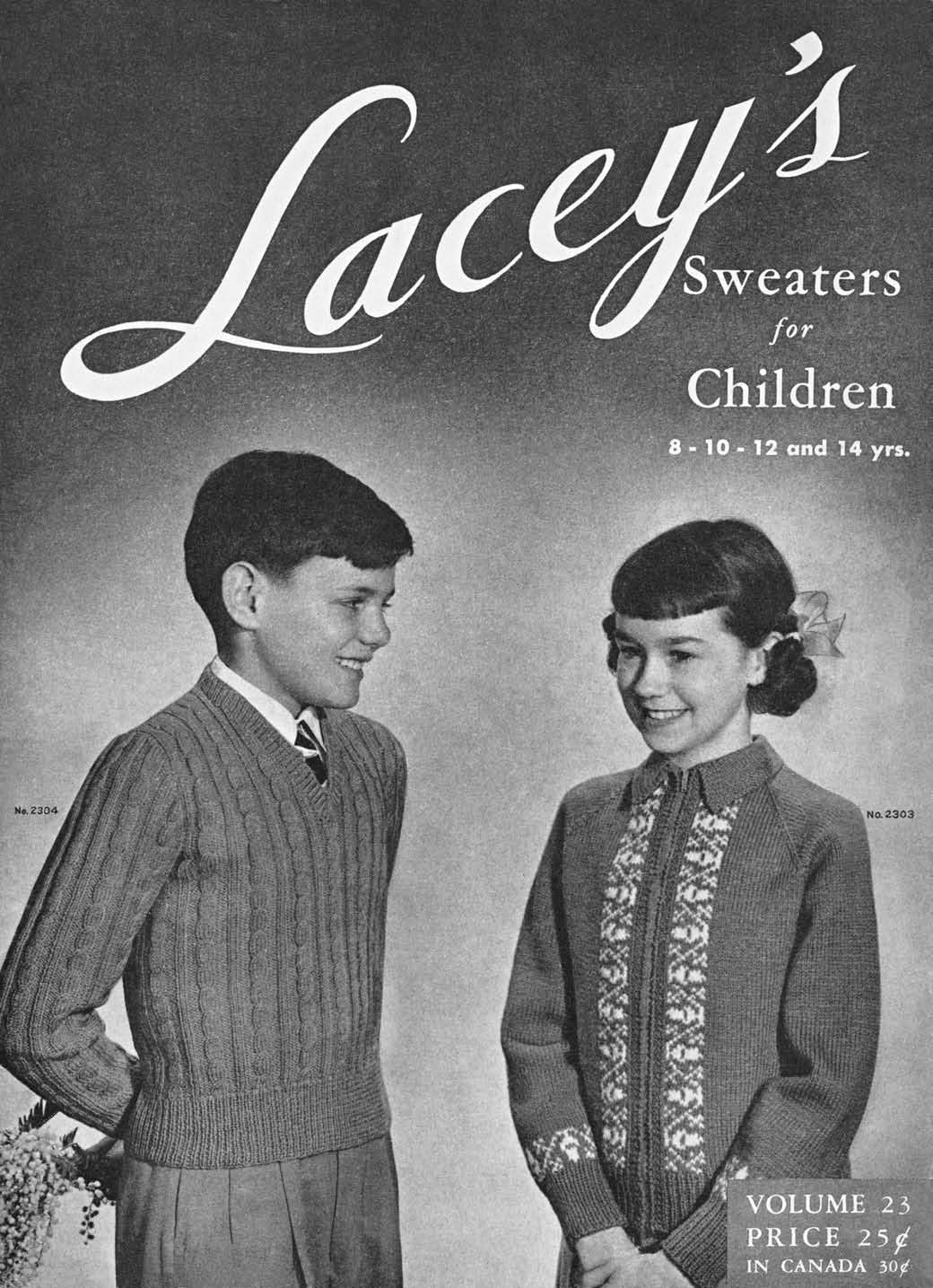 Laceys Sweaters for Children Vintage Knitting Patterns Book
