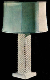 Hobnail Table Lamp Crochet Pattern