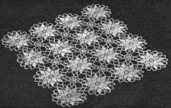 Leaf Motif Centerpiece or Runner Crochet Pattern