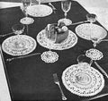 Leaf Doily Table Setting Crochet Pattern