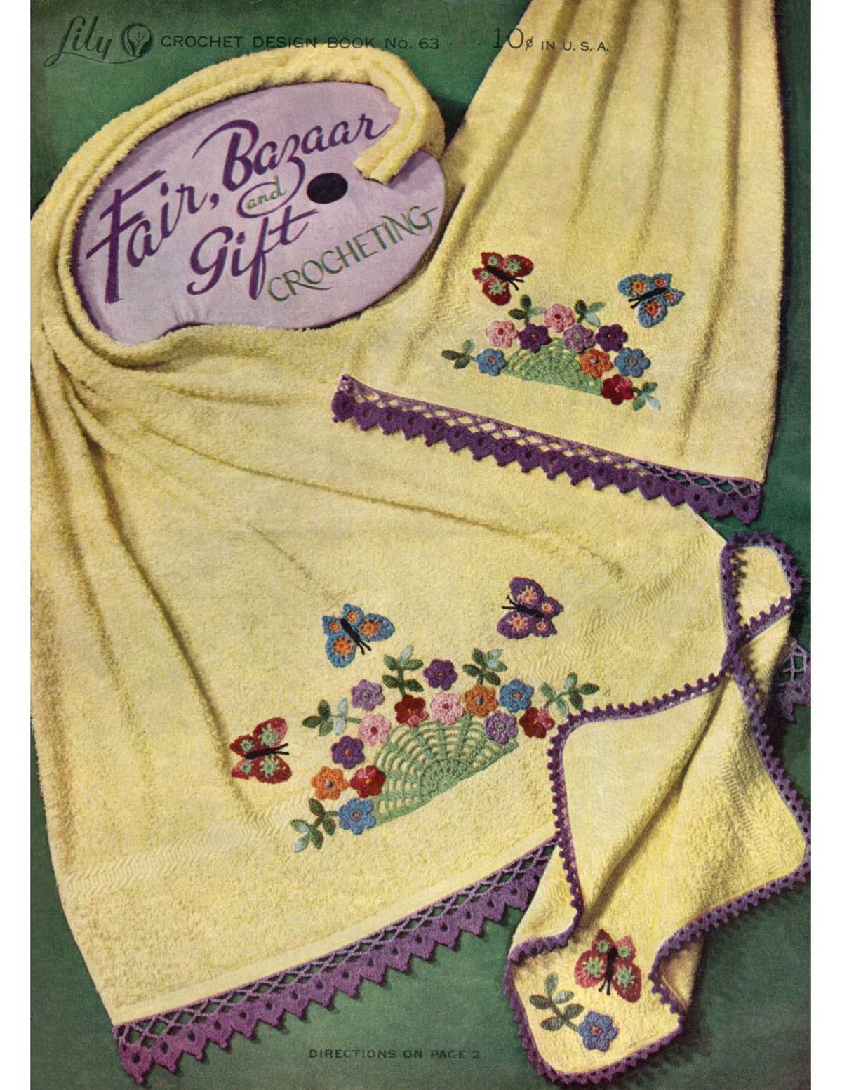 Fair, Bazaar and Gift Vintage Crochet Patterns Book