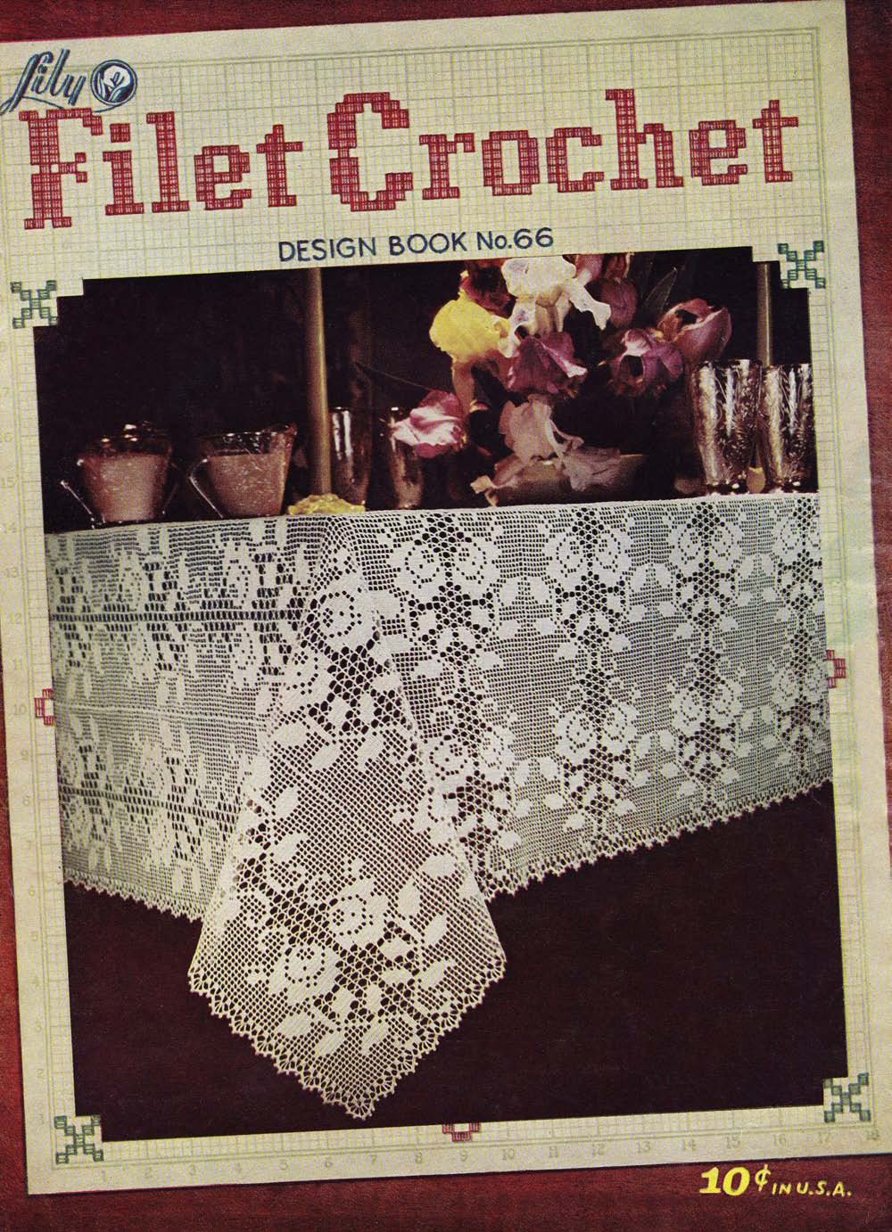 Filet Crochet Vintage Patterns Book