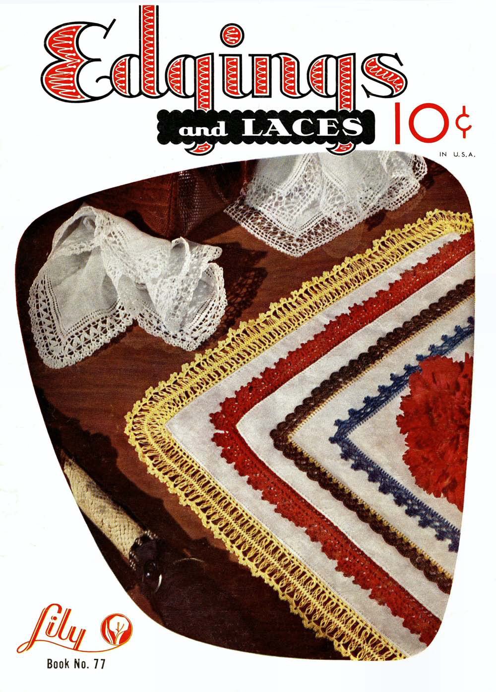 Edgings and Laces Vintage Crochet Patterns Book