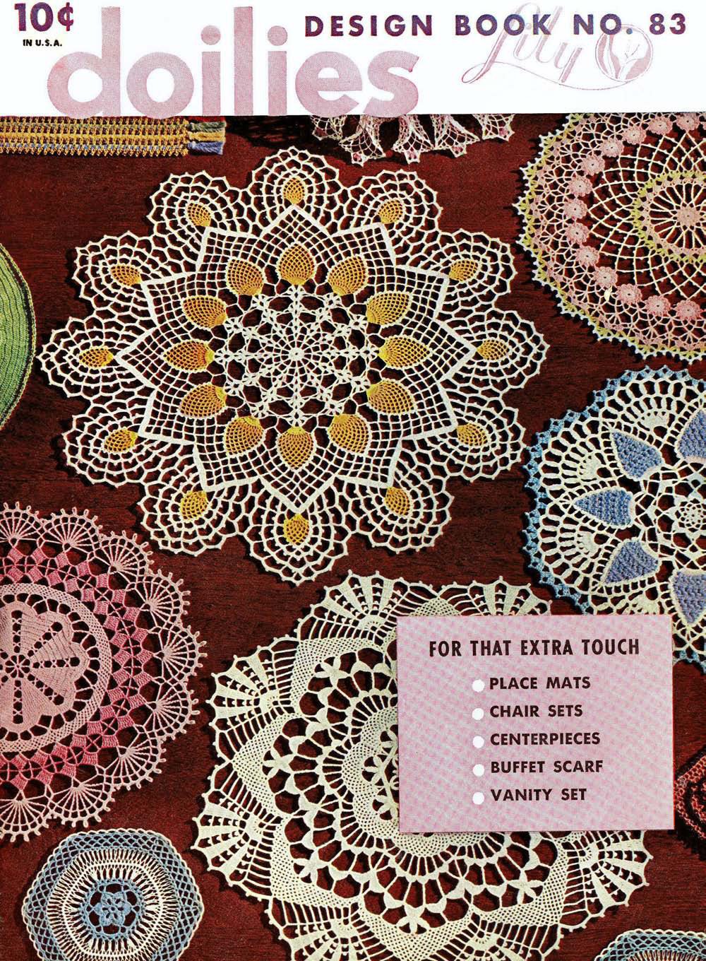 Doilies Vintage Crochet Patterns Book 83