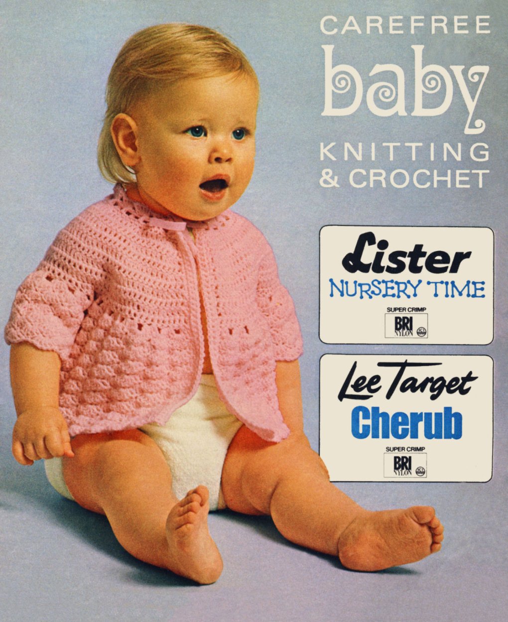 Carefree Baby Vintage Knitting Crochet Patterns