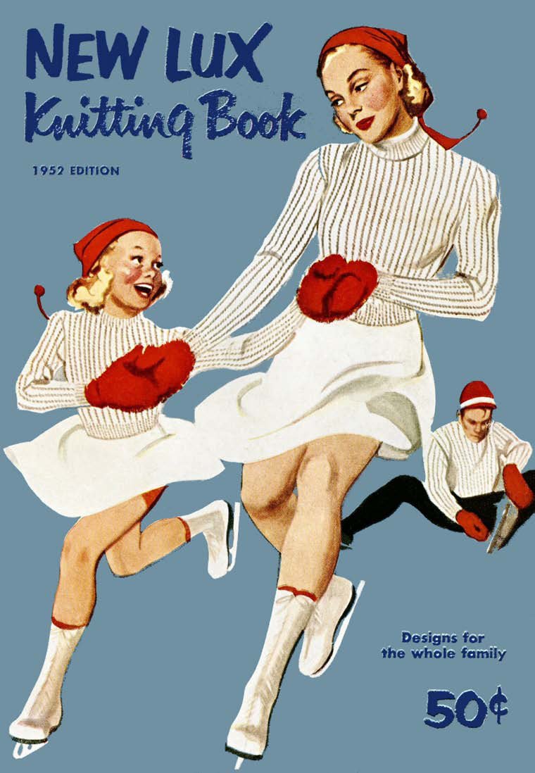 New Lux Knitting Book 1952 Vintage Patterns