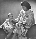 Mother & Baby Bed Jacket Sweaters Knitting Pattern