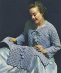 Mother & Daughter Bed Jacket Sweaters Crochet Pattern