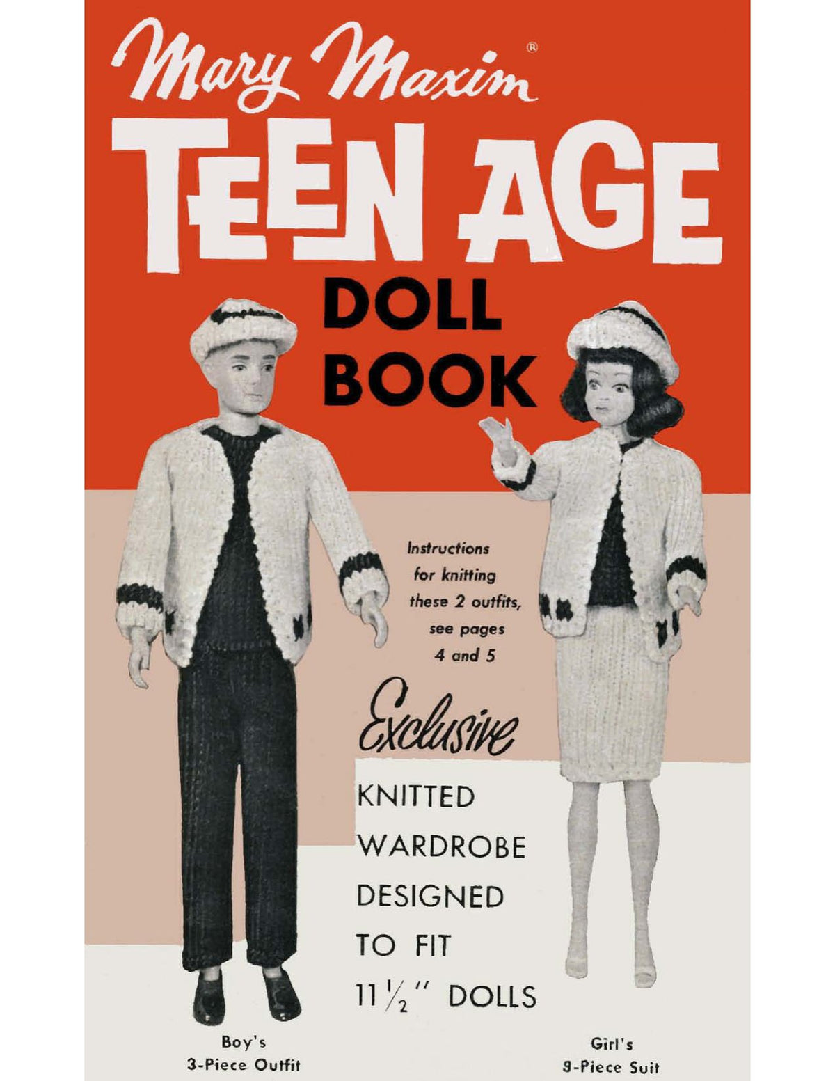 Teen Age Doll Book Barbie & Ken Knitting Patterns