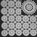 Magnolia Motif Bedspread Crochet Pattern