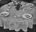 Main Line Round Tablecloth Filet Crochet Pattern