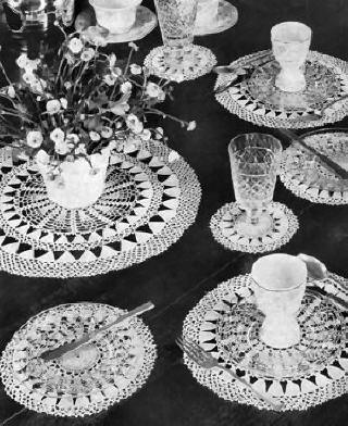 Marlborough Doily Table Setting Crochet Pattern