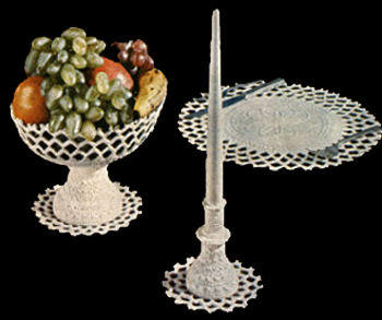 Milk Glass Table Setting Crochet Pattern