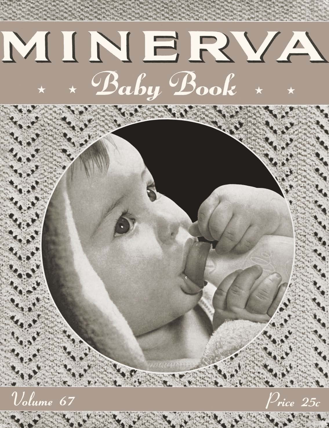 Minerva Baby Book Vintage Knitting Patterns