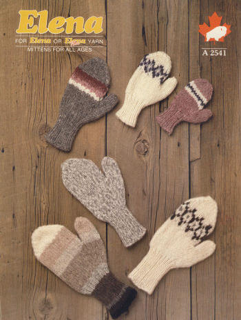 Mittens For All Ages Knitting Pattern Sz 2-12 & Adult S M L