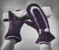 Mittens with Cuff Crochet Pattern Sz S M L