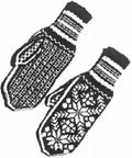 Norwegian Mittens Knitting Pattern