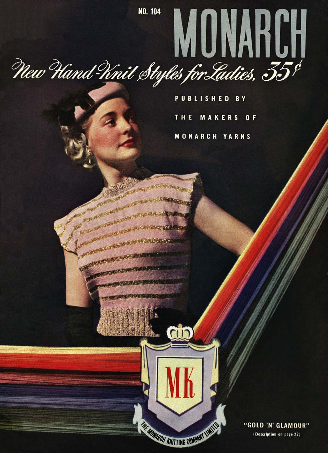 New Hand Knit Styles Vintage Knitting Patterns Book